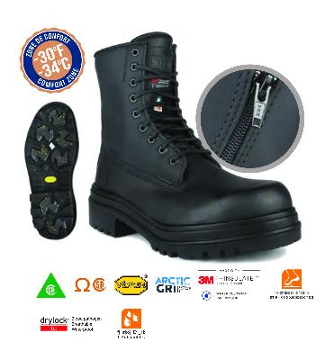 STC -  BLITZ (ZIPPER - LACE) SAFETY WORK BOOTS
